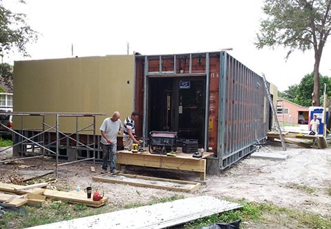 shipping container house